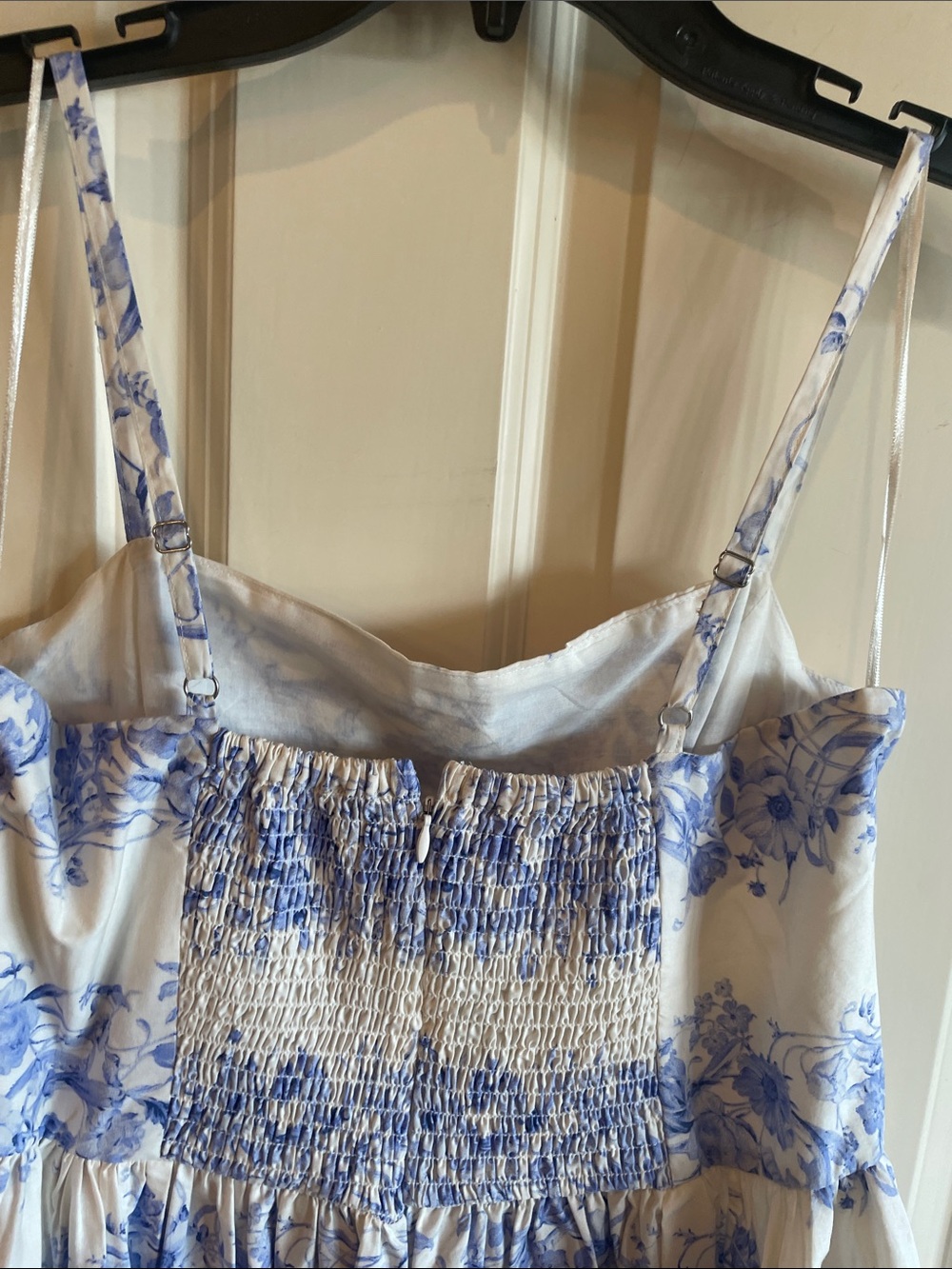 CeCe NWT Blue, Teal, Green and White Striped Floral Cotton Dress - Picture 7 of 11
